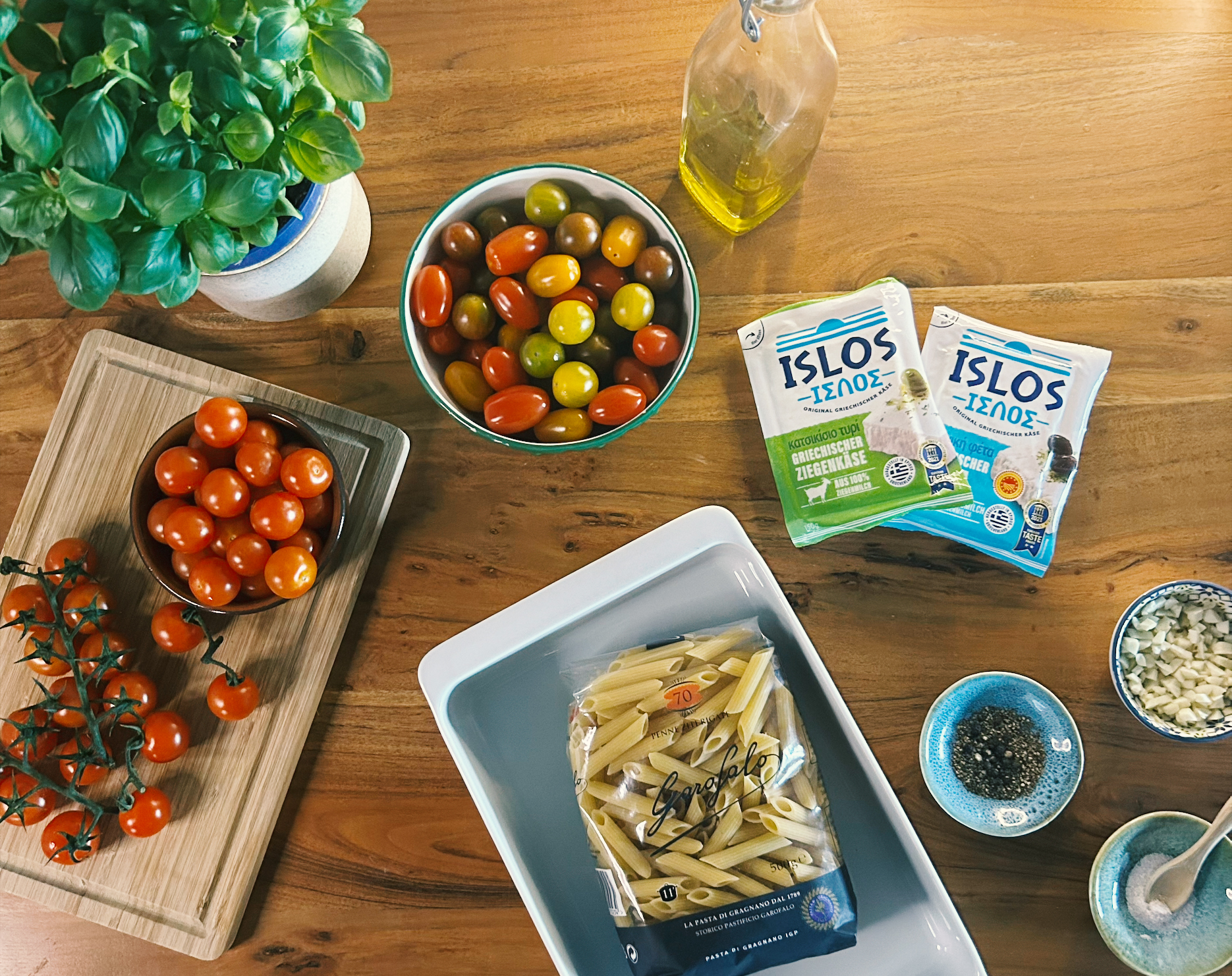 Zutaten Baked Feta Pasta